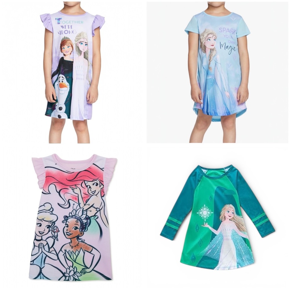 Disney | 4 Princess Nightgown Dresses | Size 4T